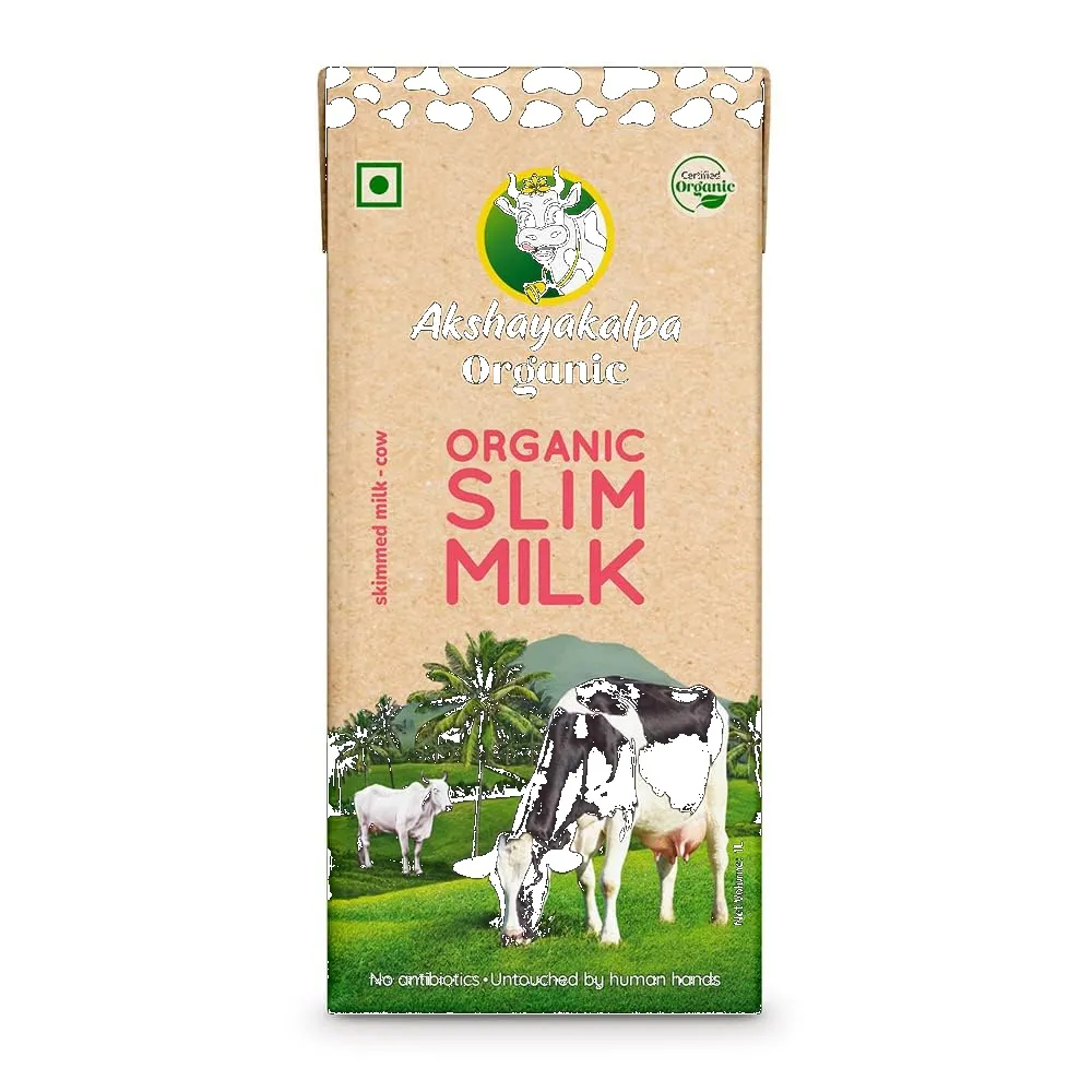 Akshayakalpa Organic Slim Milk Uht 1 Ltr