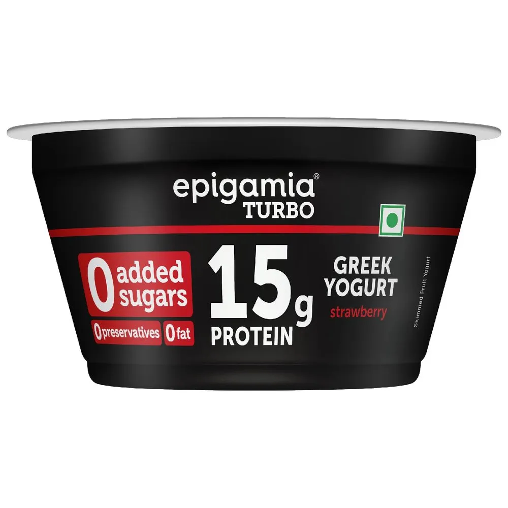 Epigamia Turbo Greek Yogurt Strwbry 140G