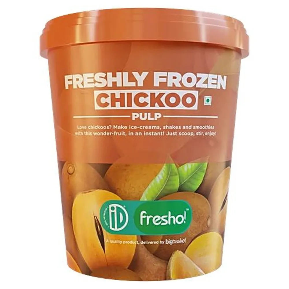 Id Freshly Frozen Chikoo Pulp 500Ml