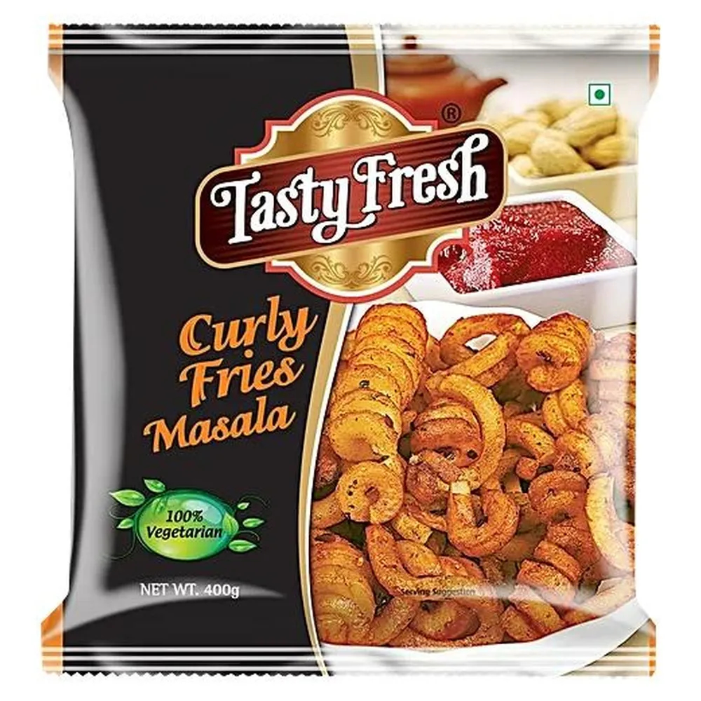 Tasty Fresh Masala Curly Fry 400 G
