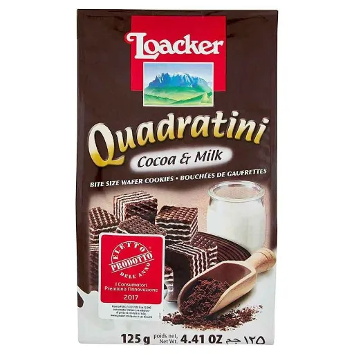 Loacker Quadratini Cocoa And Milk