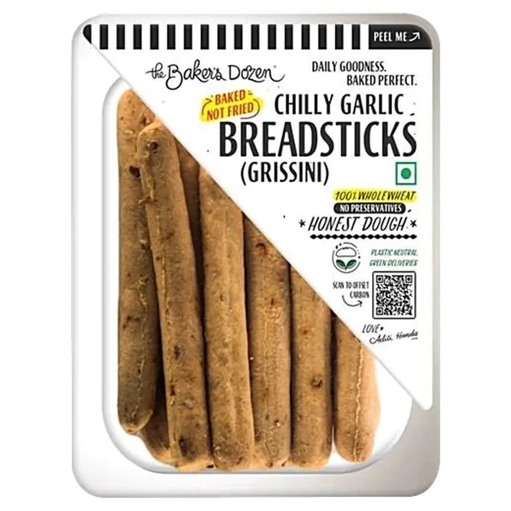 Tbd Grissini Chilli Garlic 100 G