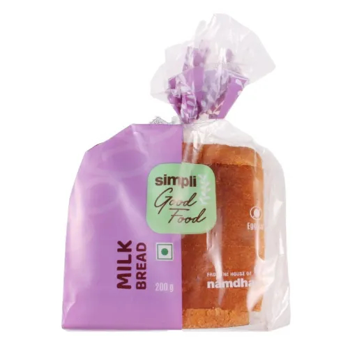 Simpli Good Food Milk Bread 200Gm