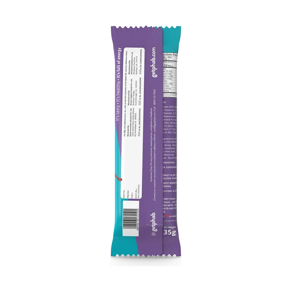 Phab Energy Bar Fruit & Nut