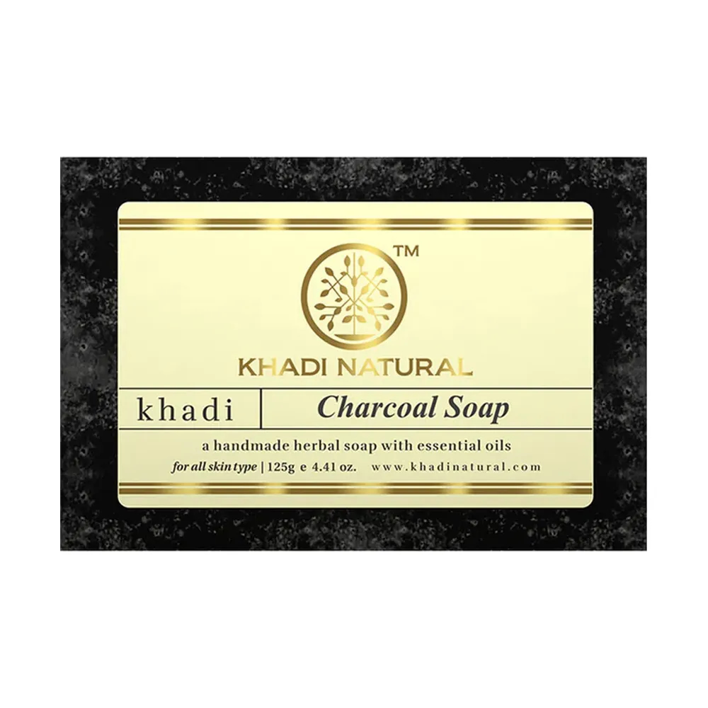 Khadi Natural Charcoal Soap