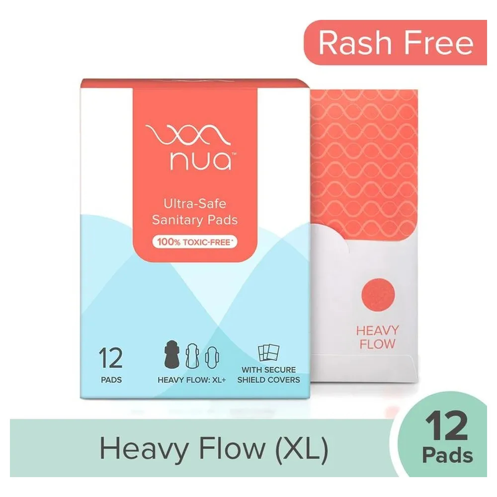 Nua Ultra Safe Sani Pads 12Xl+ Heavy