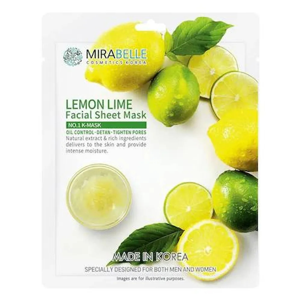 Mirabelle Lemon Lime Fairness Face Mask