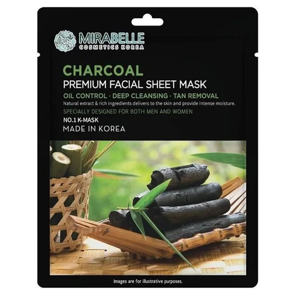 Mirabelle Charcoal Premium Face Mask 