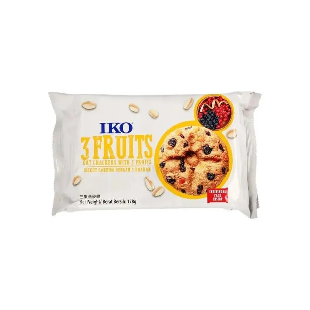 Iko 3 Fruits Cracker178 Gm