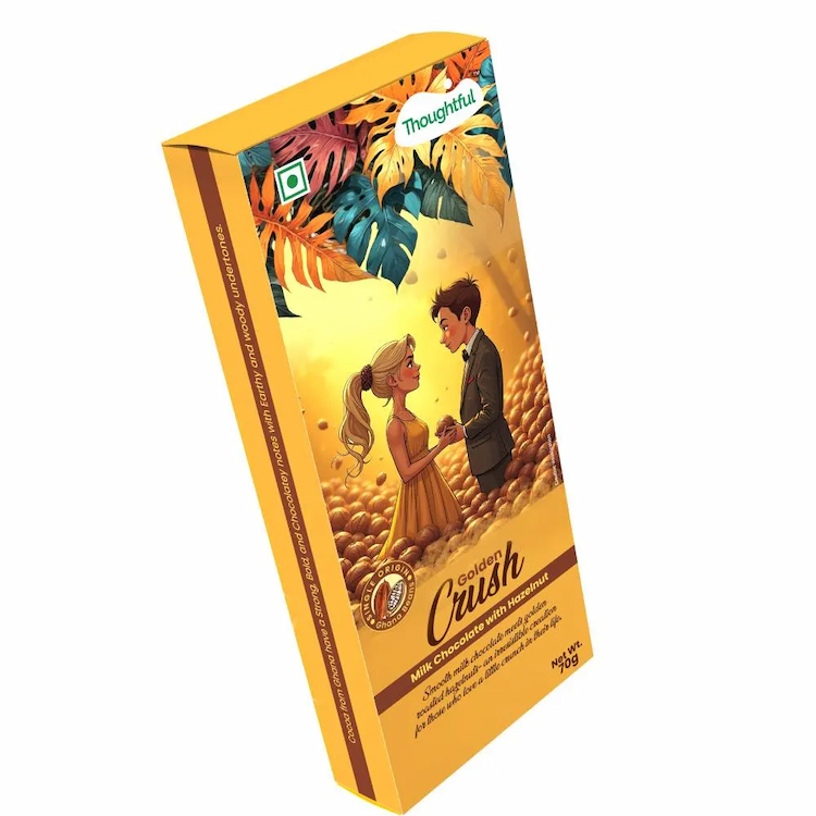 Thoughtful Milk Chocolate - Hazelnut 70G