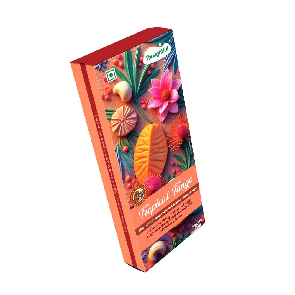 Thoughtful Dark Chocolate - Mango 70G