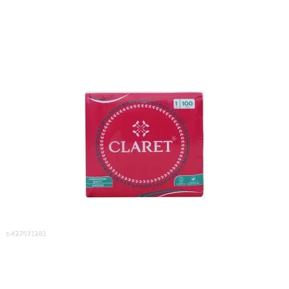 Claret Soft Napkin 27X30Cm 1Ply