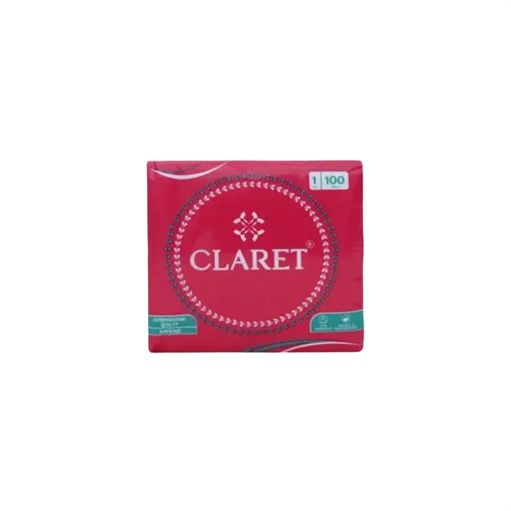Claret Soft Napkin 27X30Cm 1Ply