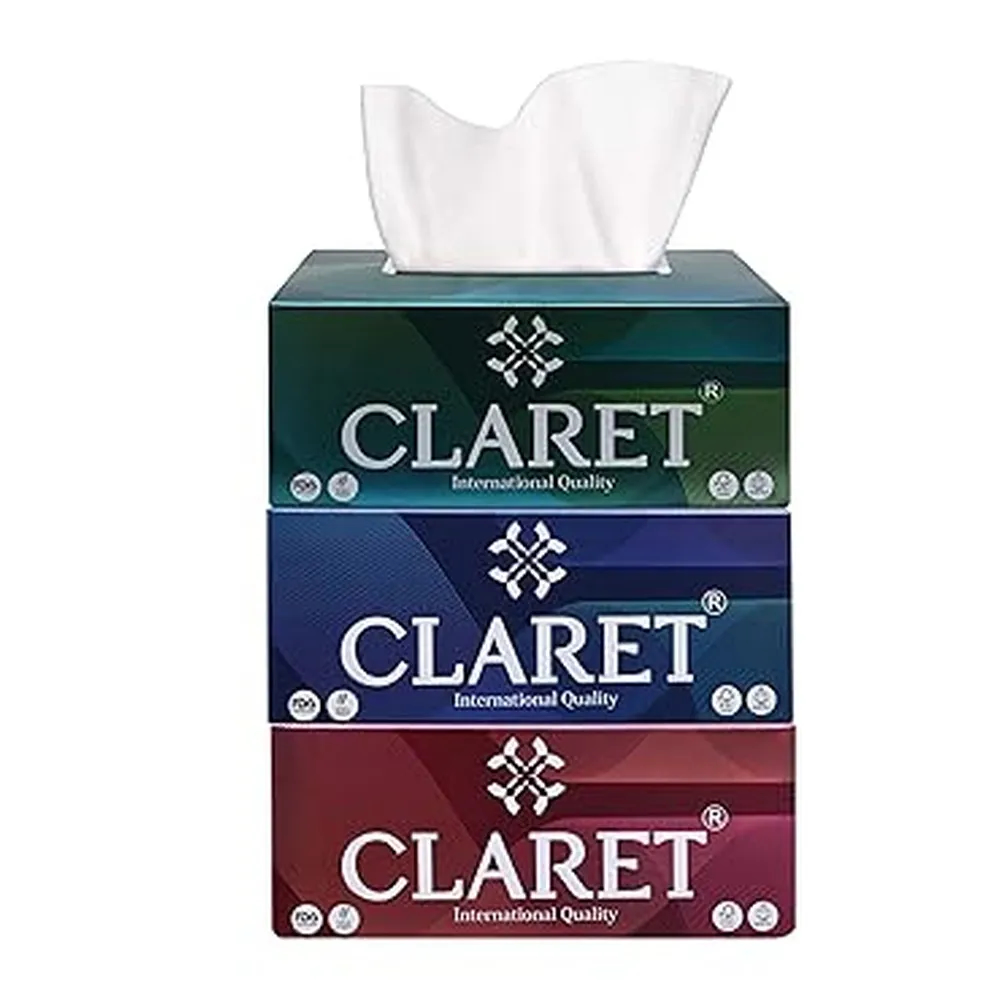Claret Facial Tissue Soft Pack 200Pull