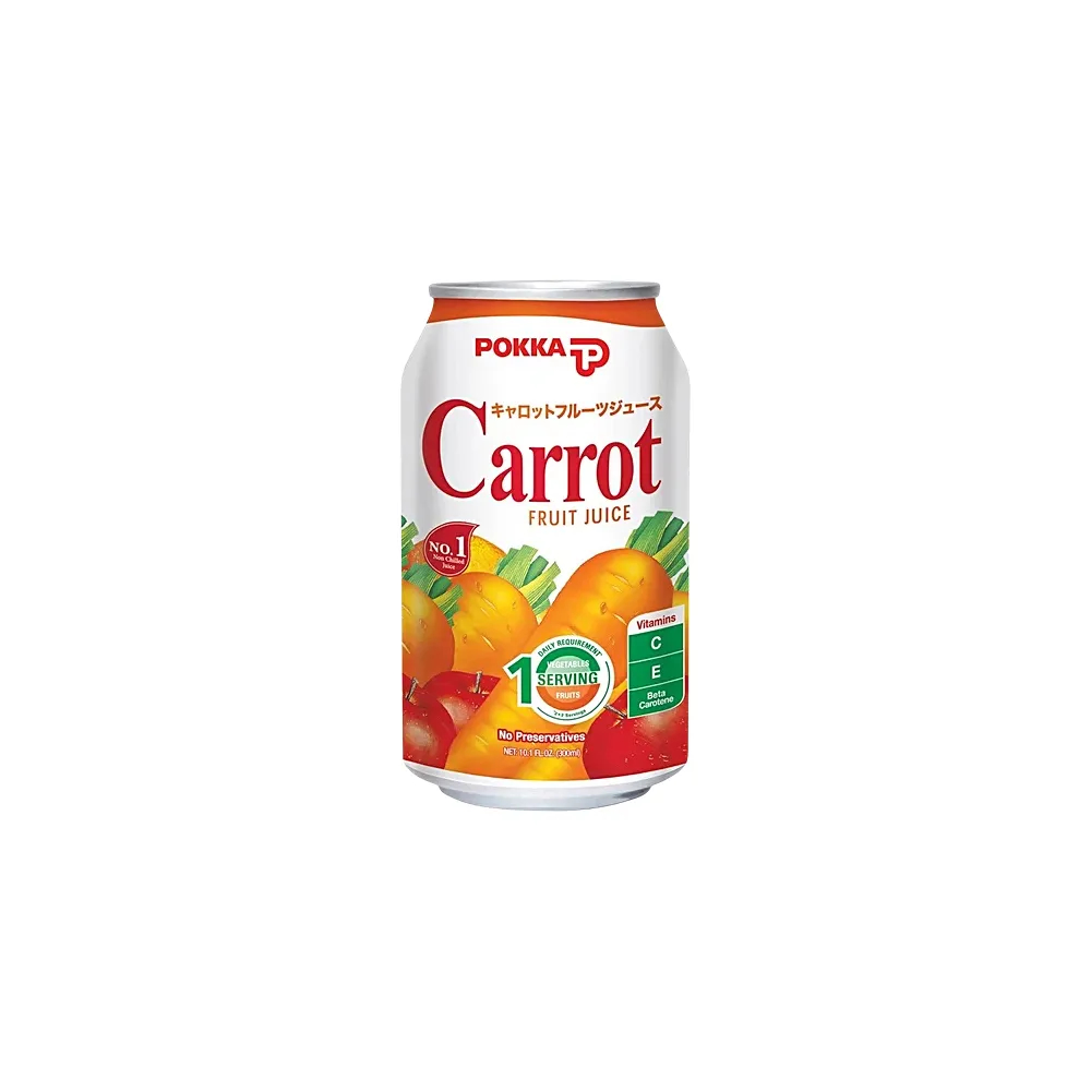 Pokka Carrot Fruit Juices Can 300 Ml