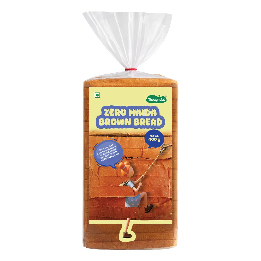 Thoughtful Zero Maida Brown Bread 400G