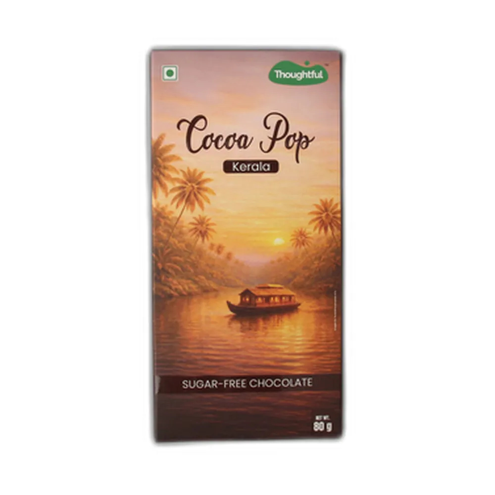 Thoughtful Cocoa Pop Kerala – Sugar-Free Chocolate 80G