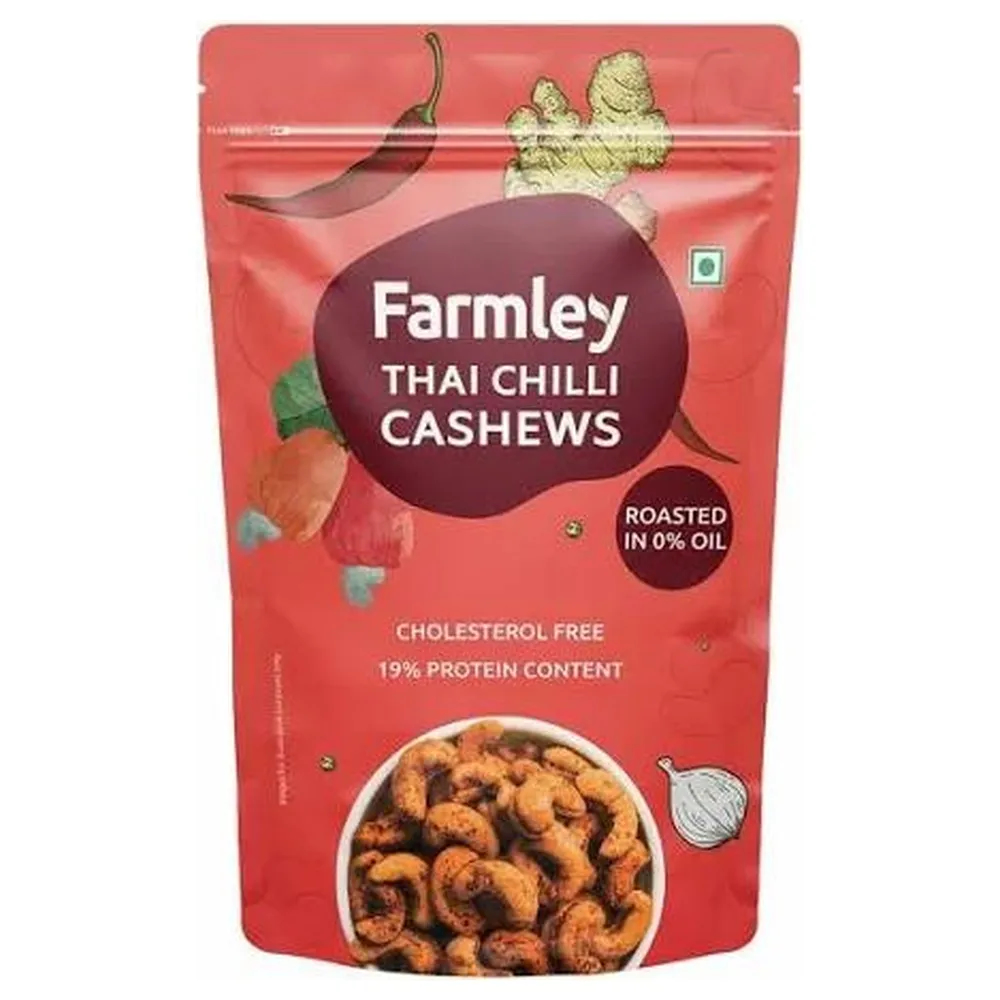 Farmley Roasted Thai Chilli Cashew  200G