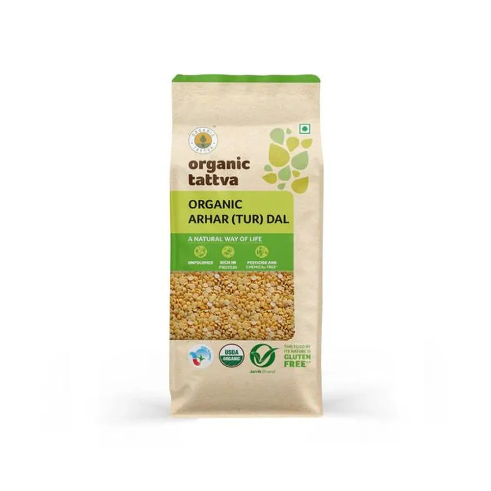 Organic Tattva Arhar (Tur) Dal 1Kg