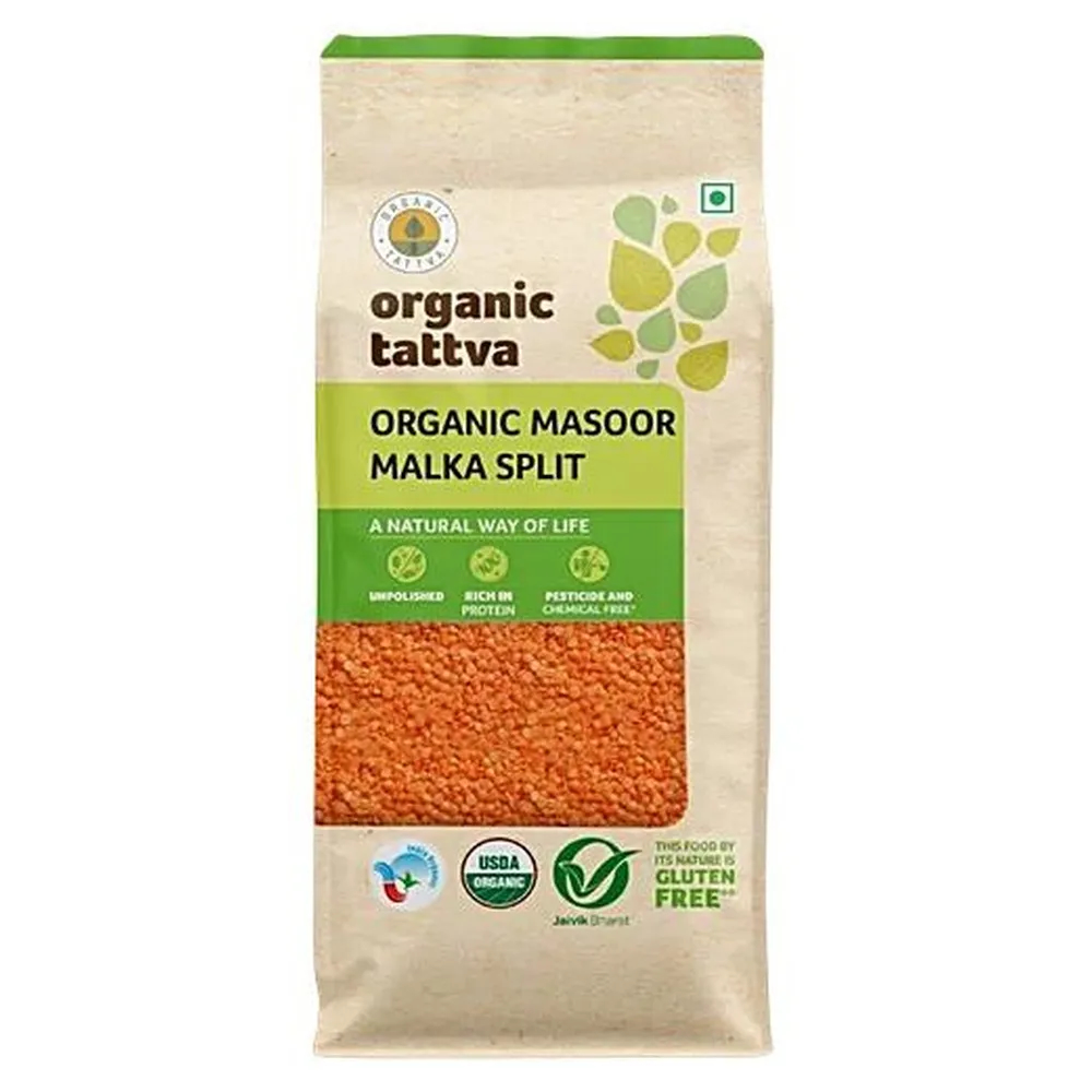 Organic Tattva Masoor Malka Split 500G