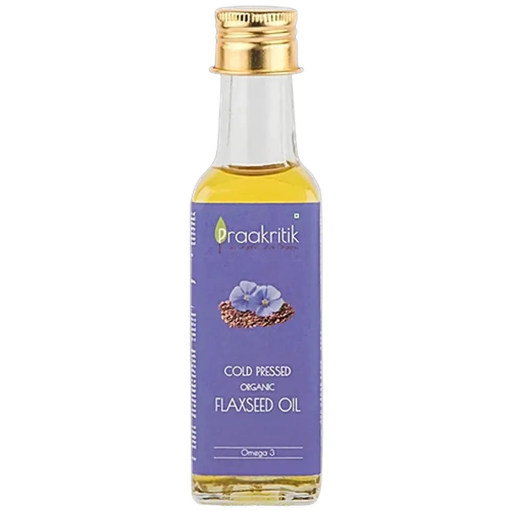 Praakritik Flaxseed Oil (Organic) 100Ml