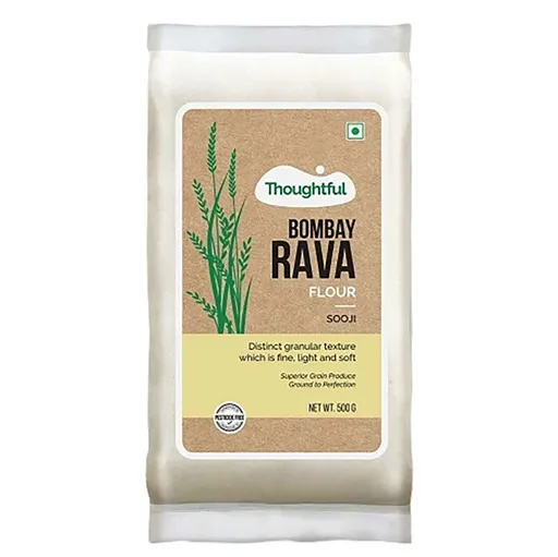 Thoughtful Pesticide-Free Sooji Rava 500 Gm