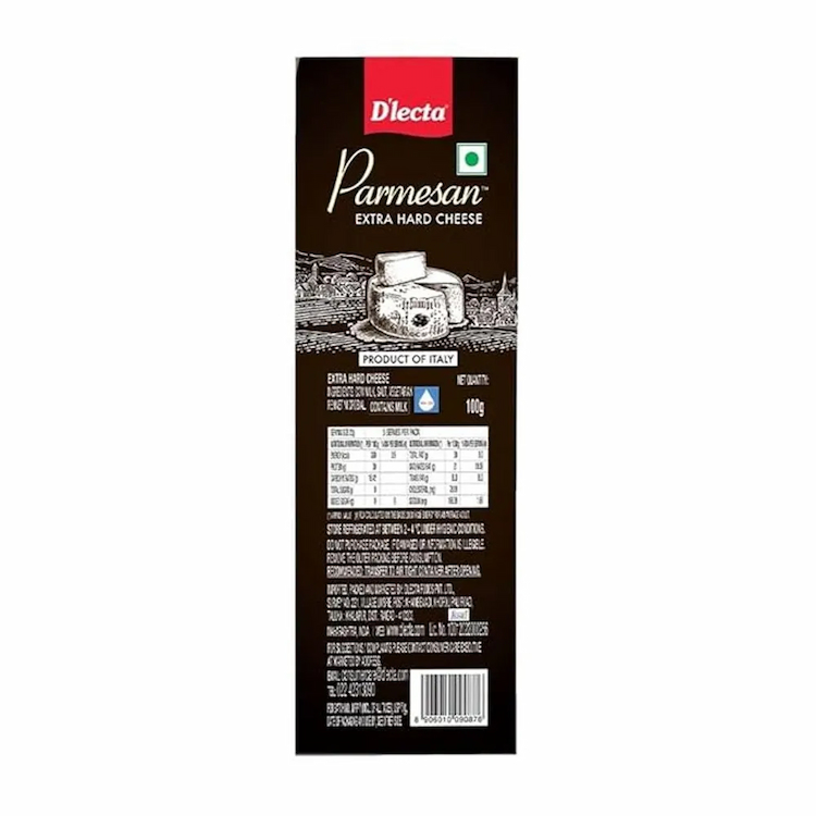 Dlecta Parmesan Extra Cheese Block 100GM
