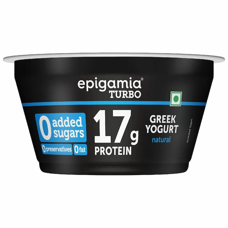 Epigamia Turbo Greek Yogurt Natural 140G
