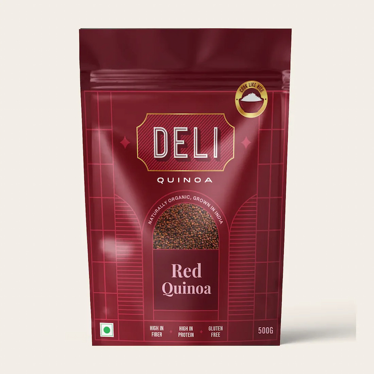 DELI BOLD-GRADE RED QUINOA 500 GMS